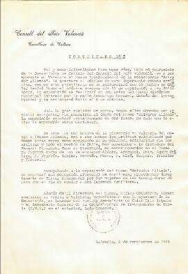 Segundo comunicado acerca de la exposición del Museo Internacional de la Resistencia Salvador Allende en Valencia.