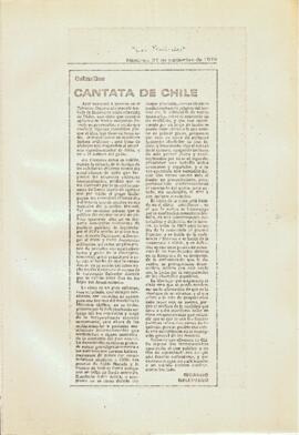 Cantata de Chile.