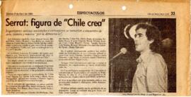 Serrat: figura de Chile Crea.