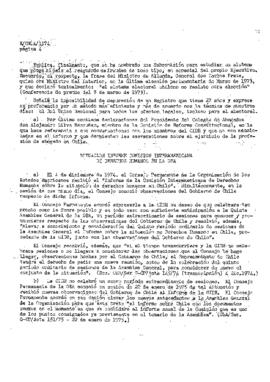 Estudio de los informes de violaciones de derechos humanos en Chile, con particular referencia a la tortura y otros tratos o castigos crueles, inhumanos o degradantes (4)