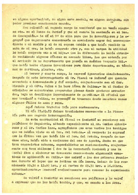 Texto in extenso del manuscrito dejado por el Gral. Bachelet sobre su detención, los interrogatorios, las calumnias y las torturas a que fue sometido entre el 11.9.73 y el 12.12.73. (4)
