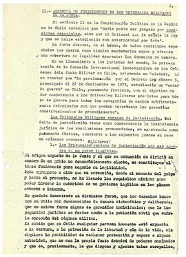 El carácter antijurídico de los procesos contra partidarios y simpatizantes del gobierno de la Unidad Popular (2)