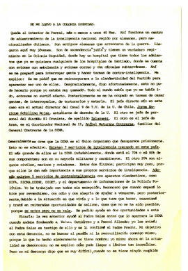 Chile Acusa. Cuaderno n°1 que el pueblo de Chile sigue contra el jefe supremo de la DINA-CNI Agusto Pinochet Ugarte (6)