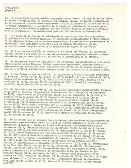 Estudio de las consecuencias de la ayuda y asistencia económica extranjera sobre el respeto de los derechos humanos en Chile (6)