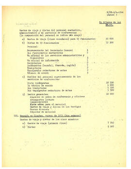 Consecuencias administrativas y financieras del proyecto de resolución revisado que figura en el documento. Exposición presentada por el secretario general de conformidad con el artículo 28 del reglamento de las comisiones orgánicas del Consejo Económico