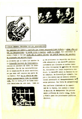 Chile Acusa. Cuaderno n°1 que el pueblo de Chile sigue contra el jefe supremo de la DINA-CNI Agusto Pinochet Ugarte (22)