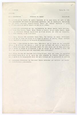 Audionoticias de radio Cooperativa, programa el diario