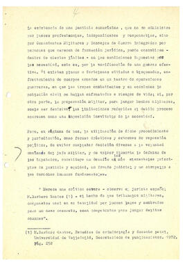 El carácter antijurídico de los procesos contra partidarios y simpatizantes del gobierno de la Unidad Popular (4)