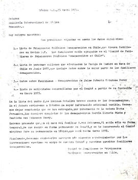 "Señores Amnistía Internacional de México, presente.- Muy señores nuestros: nos permitimos..." (1)