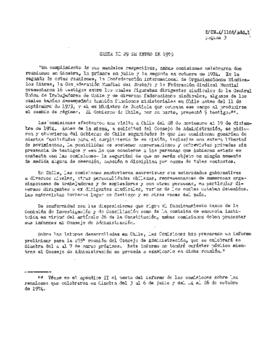 Estudio de los informes de violaciones de los derechos humanos en Chile, con particular referencia a la tortura y otros tratos o castigos crueles, inhumanos o degradantes (resolución 8 (XXVII) de la Subcomisión de Prevención de Discriminaciones y Protecci