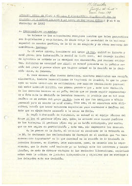 Relación sobre el viaje a Ginebra y perspectivas de trabajo con la Comisión de derechos humanos y su grupo ad hoc sobre Chile (1)