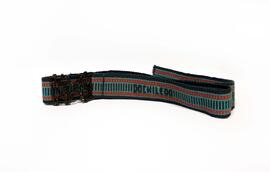 Cinturón tejido verde
