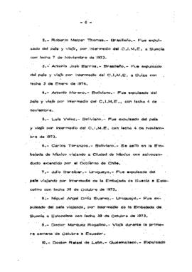 Estudio de los informes de violaciones de derechos humanos en Chile, con particular referencia a la tortura y otros tratos o castigos crueles, inhumanos o degradantes (10)