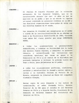 Las organizaciones políticas, sindicales, sociales, estudiantiles y campesinas junto a todas aquellas personas identificadas con la causa de la democracia, la paz y la justicia social de Panamá (2)