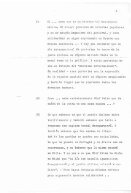 Intervju i Sveriges Radios spansksprákiga. Program den 19 september 1974- Pierre Schori. (4)