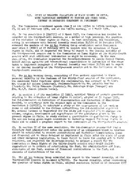 Study of reported violations of human rights in Chile, with particular reference to torture and other cruel, inhuman or degrading treatment or punishment (1)