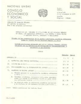 Estudio de las consecuencias de la ayuda y asistencia económica extranjera sobre el respeto de los derechos humanos en Chile