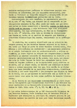 Violación de principios y tratados internaciones por la junta militar en relación con los derechos humanos en chile (13)