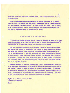 Reunión de la Comisión Internacional de Investigación de los Crímenes de la Junta Militar Fascista de Chile. (7)