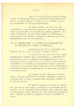 Copia fiel de la denuncia presentada por los familiares de detenidos desaparecidos a la Corte Suprema de Chile en enero (11)