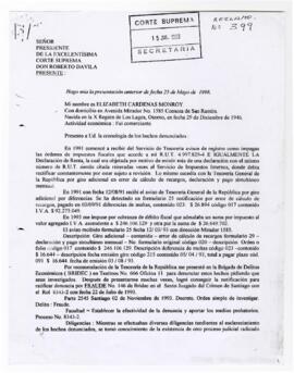 Reclamo Nº 399