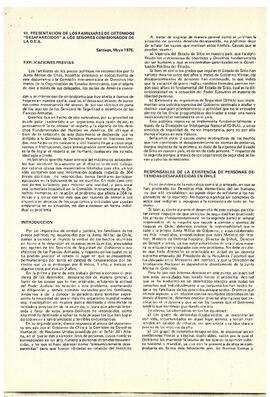 Antecedentes para el Symposium de Madrid sobre los desaparecidos en el Cono Sur de América Latina. (18)