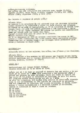 Cifras concretas sobre personas detenidas, desaparecidas, juzgadas o liberadas contenidas en el informe de la comisión de derechos humanos de la ONU. (3)