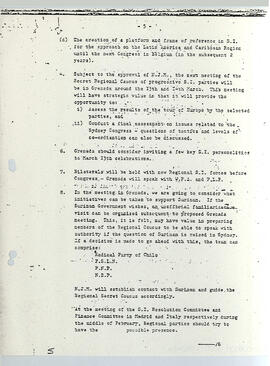 Informe sobre una reunión secreta dela Sección regional de la Internacional Socialista, efectuado en managua del 6 al 7 de enero de 1983 (12)