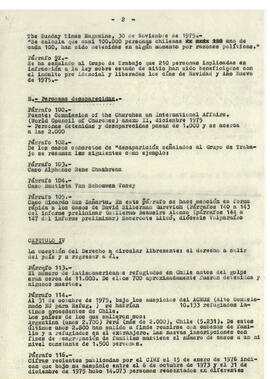 Cifras concretas sobre personas detenidas, desaparecidas, juzgadas o liberadas contenidas en el informe de la comisión de derechos humanos de la ONU. (2)
