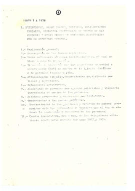 Memorándum acerca de las violaciones a los derechos humanos en Chile en diferentes campos de acción hasta el último año (3)
