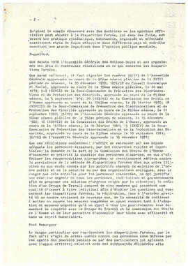 Convention sur la Disparition Forcee (2)
