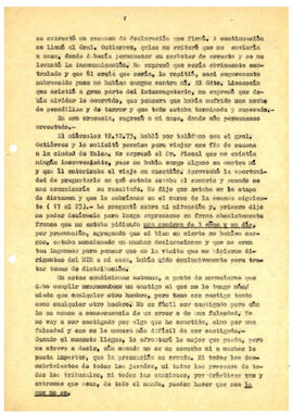 Texto in extenso del manuscrito dejado por el Gral. Bachelet sobre su detención, los interrogatorios, las calumnias y las torturas a que fue sometido entre el 11.9.73 y el 12.12.73. (8)