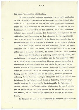 Señor Presidente, Estimados miembros de la Comisión Internacional, Señoras y señores, Queridos compañeros. (7)