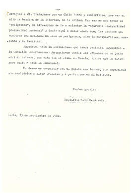 Señores miembros de la Comisión Internacional de Juristas contra los Crímenes de la Junta Militar Chilena (4)