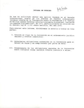 Informe en derecho
