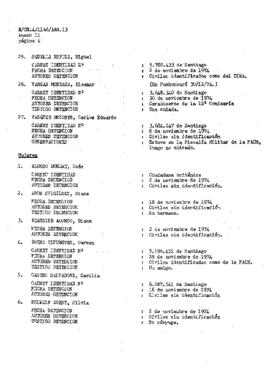 Estudio de los informes de violaciones de derechos humanos en Chile, con particular referencia a la tortura y otros tratos o castigos crueles, inhumanos o degradantes (7)