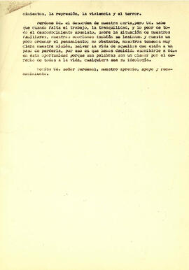 Carta abierta de los Familiares de Presos Políticos y desaparecidos al Cardenal Raúl Silva Henríquez (3)