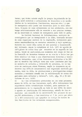 Memorándum acerca de las violaciones a los derechos humanos en Chile en diferentes campos de acción hasta el último año (5)