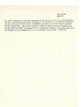 Estudio de las consecuencias de la ayuda y asistencia económica extranjera sobre el respeto de los derechos humanos en Chile (9)