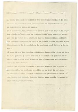 [Ciento diez Abogados...]