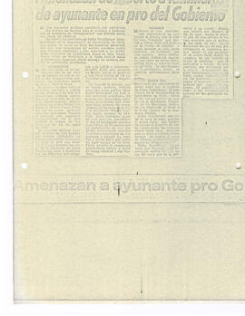 [Compilación de prensa: Ayuno de Matilde Urrutia en la Embajada de EEUU] (5)