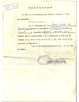 Certifico