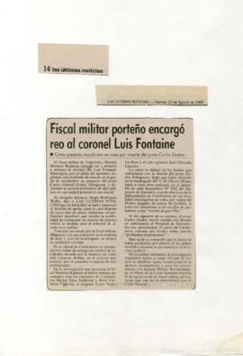 Como presunto encubridor en caso por muerte del joven Carlos Godoy...