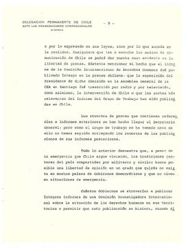 Estudio de los informes de violaciones de derechos humanos en chile, con particular referencia a la tortura y otros tratos o castigos crueles, inhumanos o degradantes. Nota de la Secretaría (11)