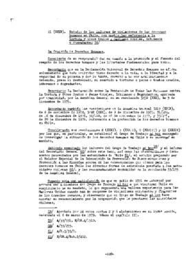 Estudio de los informes de violaciones de los derechos humanos en Chile, con particular referencia a la tortura y otros tratos y castigos crueles, inhumanos o degradantes (5)