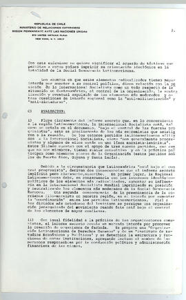 D. Naciones Unidas Secreto N° 13 - República de Chile, Ministerio de Relaciones Exteriores Misión Permanente ante las Naciones Unidas (2)