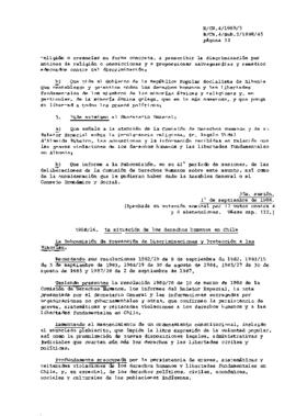 Informe de la Subcomisión de prevención de discriminaciones y protección a las minorías sobre su 40º periodo de sesiones (1)