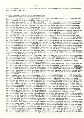 Informe preliminar de la 33 sesión de la Comisión de derechos humanos de las Naciones Unidas (CDH) y su tratamiento de ltema 5 del programa "estudio de los informes de violaciones de derechos humanos en Chile…" (3)