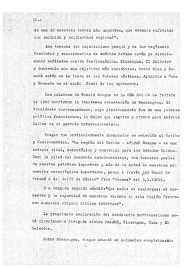 La intervención imperialista en El Salvador y el contubernio Reagan-Pinochet (10)