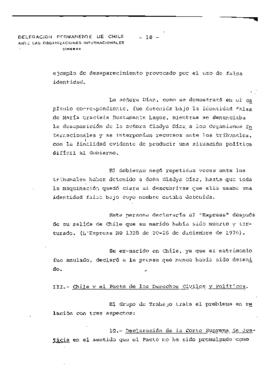 Estudio de los informes de violaciones de derechos humanos en Chile, con particular referencia a la tortura y otros tratos o castigos crueles, inhumanos o degradantes (19)